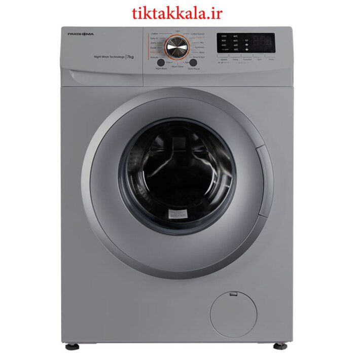 عکس و تصویر ماشین لباسشویی پاکشوما مدل TFU-73200 ظرفیت 7 کیلوگرم سیلور ( نقره ای )